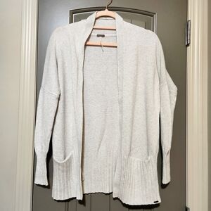 Temperance Oversized Knit Cardigan Gray Open Front Womens XSmall